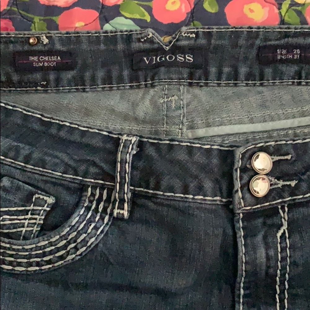 Vigoss boot cut jeans plus